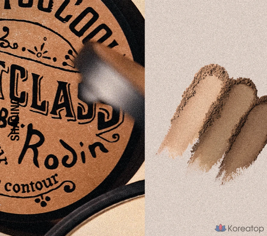 Набор для рисования Too Cool for School Art Class от Rodin: тени 9,5 г + кисть для контурирования Dual Contour Brush, Modern, 1 шт.