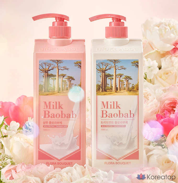 Набор для волос Milk Baobab Hair, аромат Flora Bouquet, 2 предмета, 4 комплекта., фото 6
