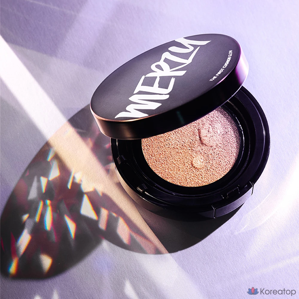 Тональный крем-кушон MERZY The First Glow, 13 г, 21 шт., ваниль, 1 шт., фото 6