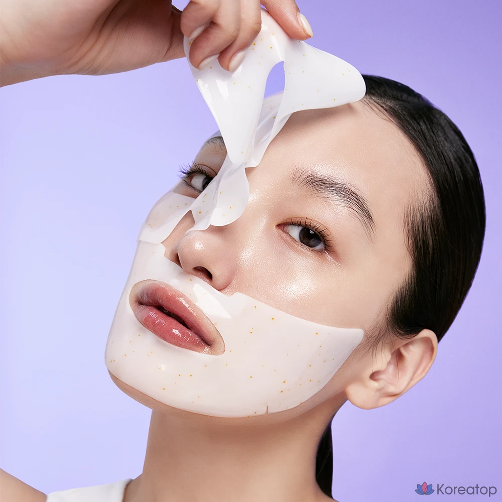 Успокаивающая восстанавливающая тонизирующая гелевая маска Dermafirm R4, 1 шт., упаковка из 4 штук., фото 8