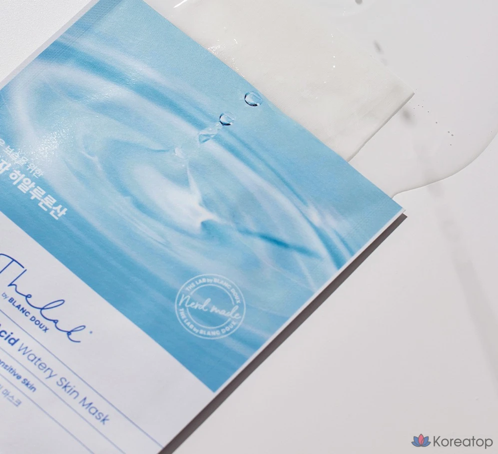 Маска для лица с гиалуроновой кислотой THE LAB by blanc doux Oligo, 250 г, 10 штук, 2 упаковки., фото 6