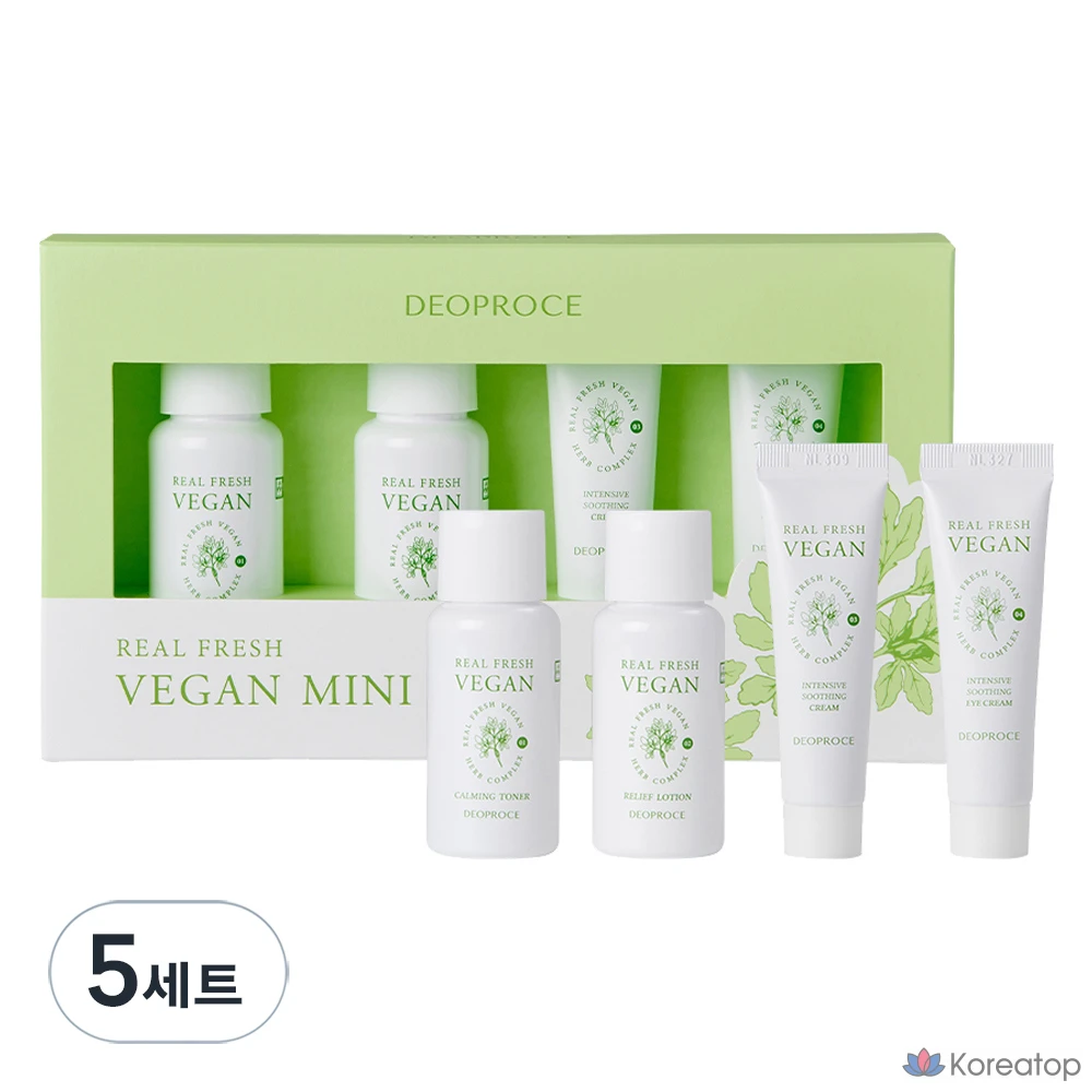 Набор Deoproce Real Fresh Mini Kit, 5 комплектов