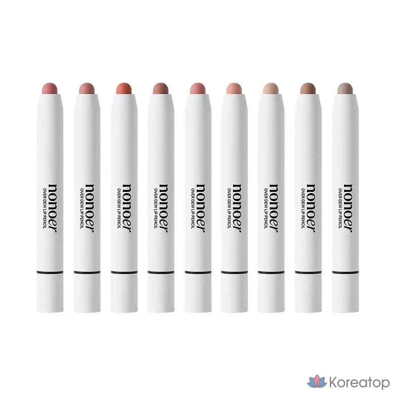 Карандаш для губ No Prorance Over Dew, 9 цветов, оттенок 008 Taffeta Peach Dust, 1 шт.