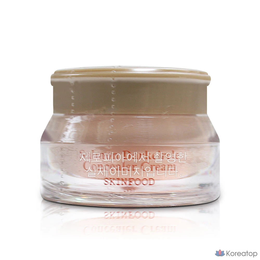 Крем-консилер Skinfood Salmon Dark Circle Concealer Cream 10 г, № 0, для маскировки светлых пигментных пятен, 1 шт.