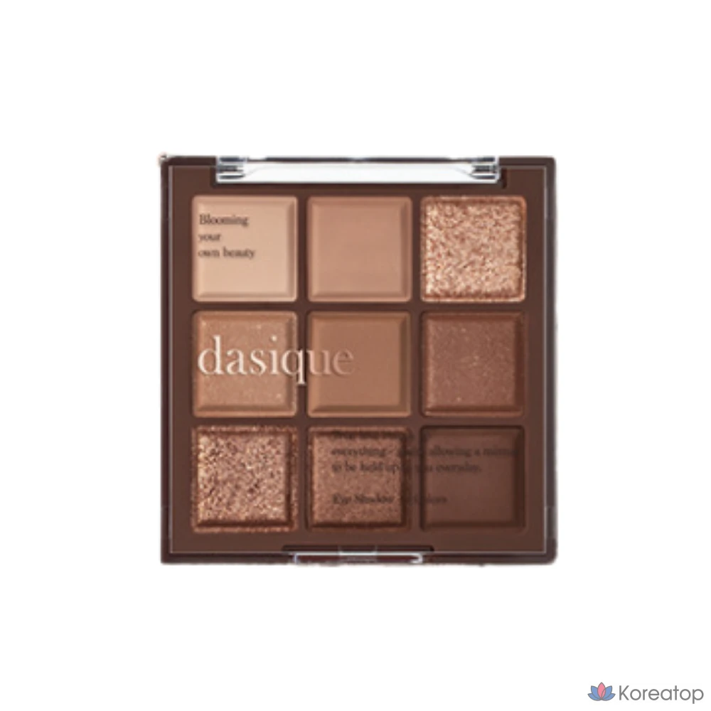 Палетка теней Daisique, 011 Chocolate Fudge, 1 шт.