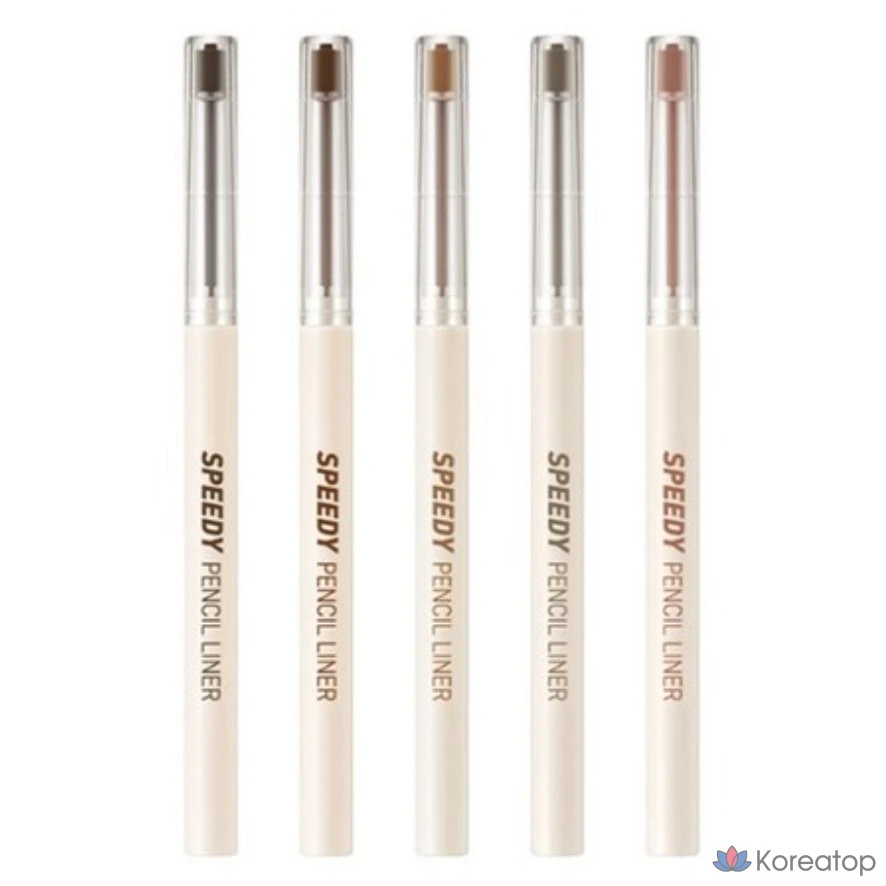 Карандаш для глаз Peripera Speedy Pencil Liner, нейтрально-коричневый, 1 шт.