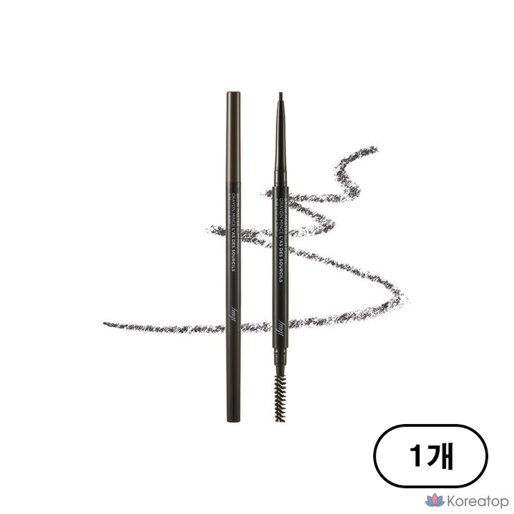 Карандаш для бровей The Face Shop FMGT Brow Master Slim, № 4 (темно-коричневый), 1 шт.