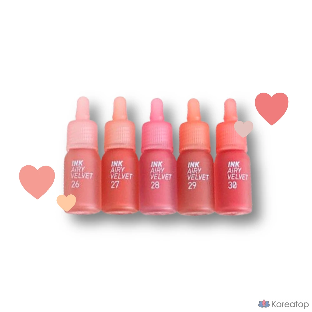 Peripera Ink the Airy Velvet, № 21 Water Peach (приглушенно-розовый), 4 г, 1 шт.