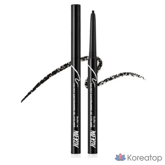 Гелевая подводка для глаз MERZY the First Easy Drawing Gel Eyeliner, цвет Conte, 0.14 г, 1 шт.