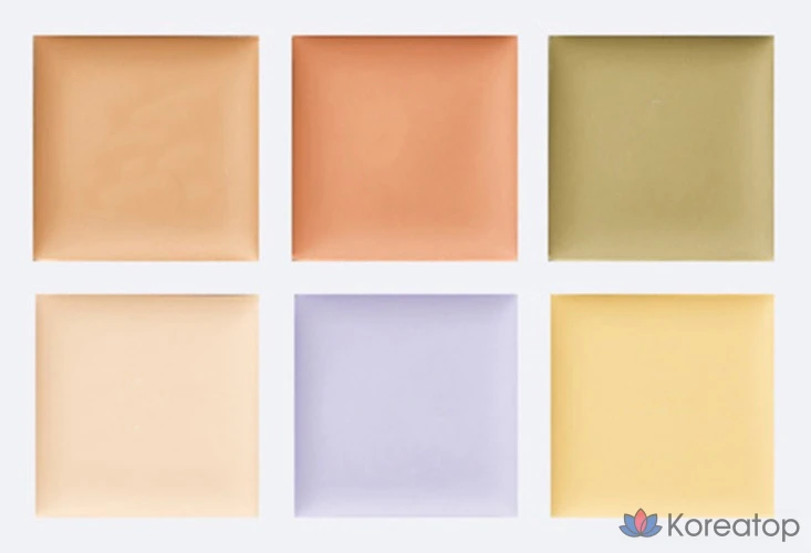 Палетка консилеров The Saem Cover Perfection, 6 г, 1 шт., 01 Cover & Correct, фото 4