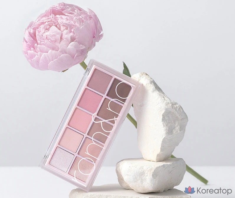 Палетка теней для век ROM&ND Better Than Palette, оттенок 06 Peony Nude Garden, 1 шт., фото 3