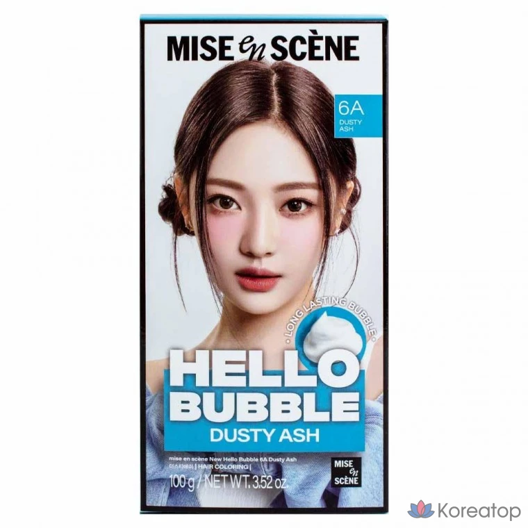 Mise en Scene All New Hello Bubble 6A Dusty Ash - Blue-grayish brown, 1 unit