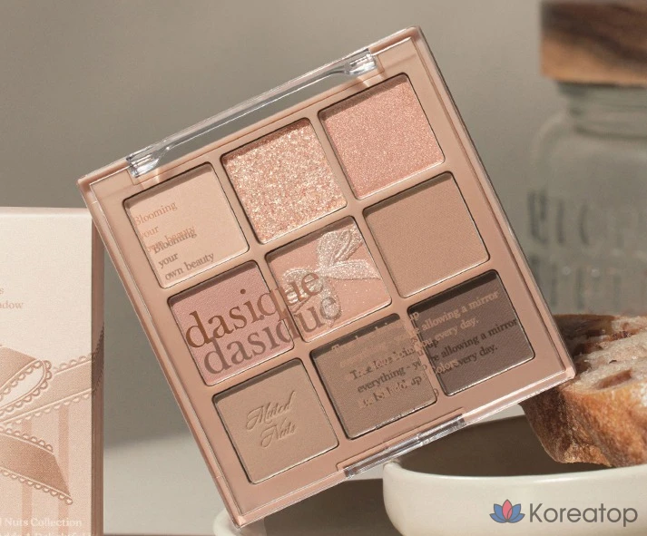 Палетка теней Dasique, 7,5 г, 24 оттенка Muted Nuts, 1 шт., фото 4