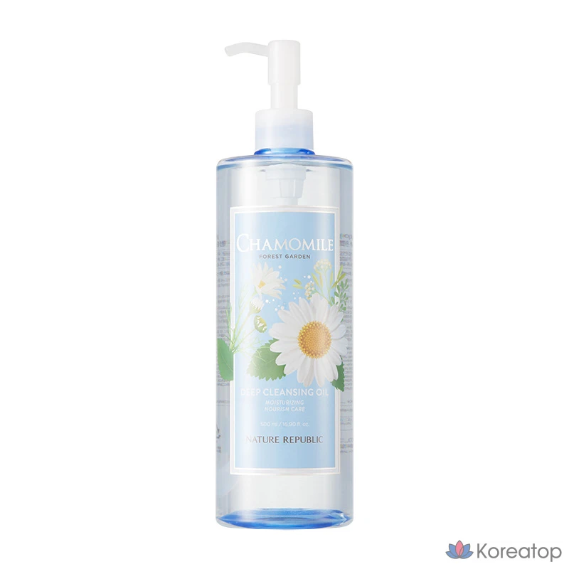 Очищающее масло Nature Republic Forest Garden с ромашкой, 500 мл, 1 шт., фото 2