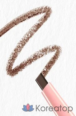 Карандаш для бровей Bouquet Garni Auto Pencil Slim Eyebrow, 0.2g, натуральный коричневый, 1 шт., фото 4