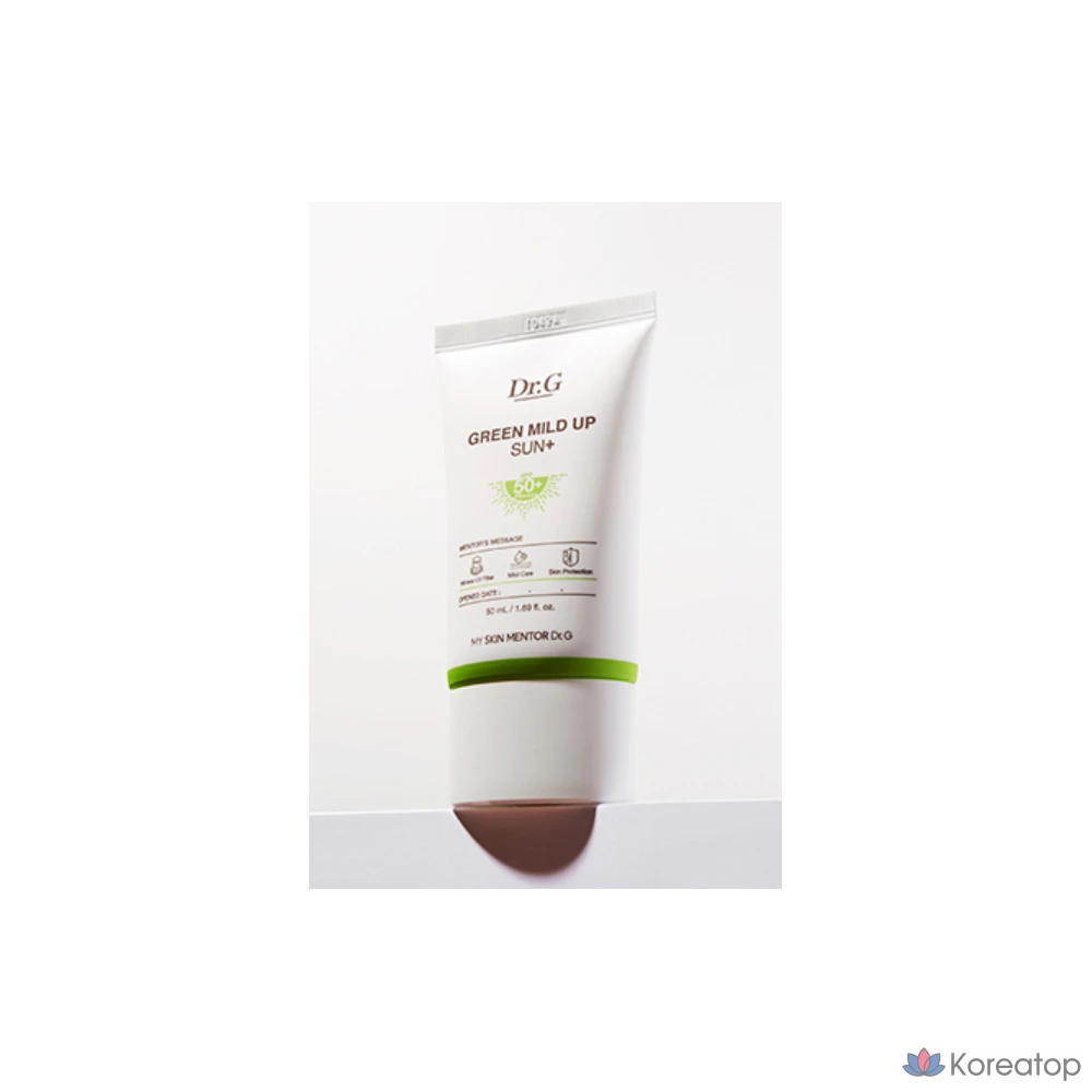 Солнцезащитный крем Dr.G Green Mild Up Sun Plus SPF50+ PA++++, 35 мл, 1 шт.