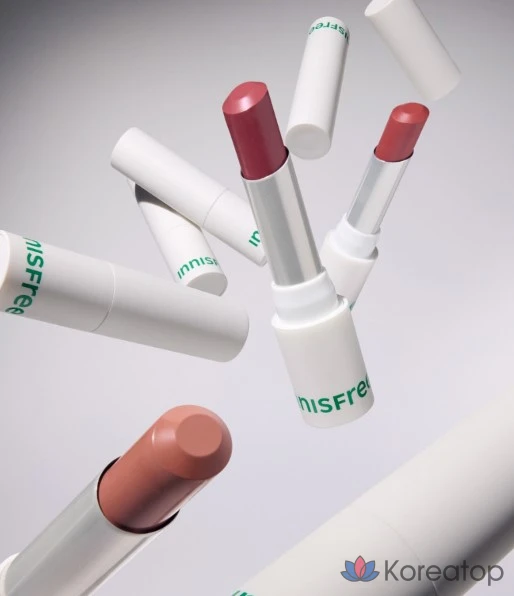 Матовая помада Innisfree Airy Matte Lipstick, 3,5 г, 1 шт., № 4, оттенок «Мягкая роза», фото 6