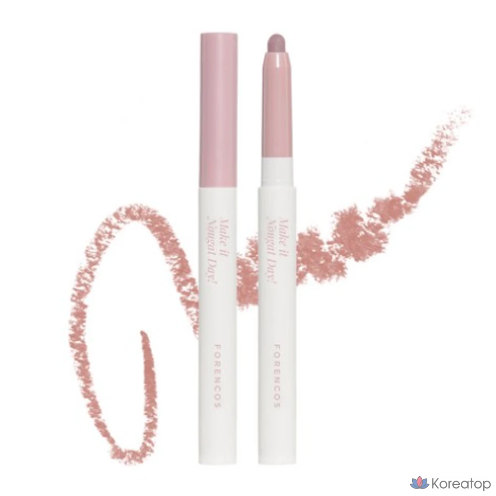 Карандаш для губ Forencos Nougat Hide & Fit, 0,8 г, 07 Milk Tea Nougat Cool, 1 шт.