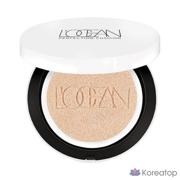 Тональный крем L'OCEAN Perfection King Cushion Foundation, 25 г, № 13 «Ваниль», 1 шт.