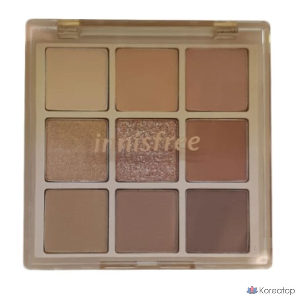 Палетка теней Innisfree Shade Classic, 8,5 г, 1 классический оттенок (теплый тон), 1 шт.