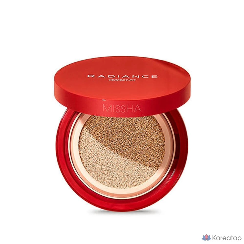 Тональный крем Missha Radiance Perfect Fit Cushion, 15 г, цвет слоновой кости, 1 шт.