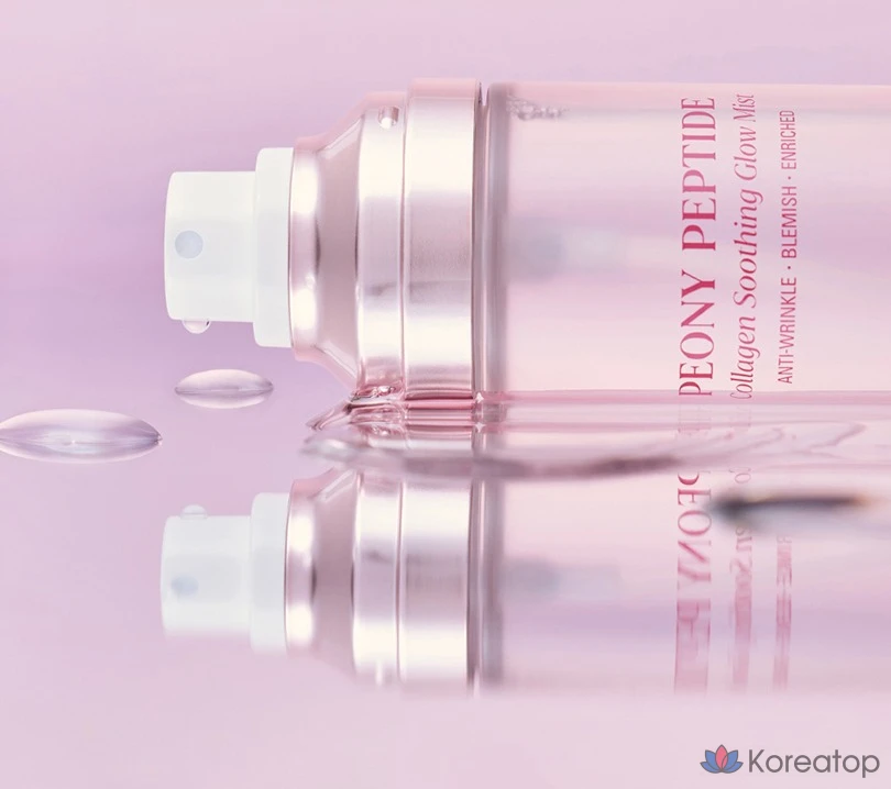 Спрей для лица Goodal Peony Peptide Collagen Water Glow Mist, 120 мл, 1 шт., фото 5