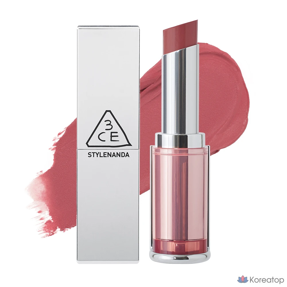 Матовая помада 3CE Blur, 1 шт., оттенок Rosiness