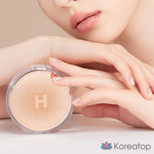 Сменный блок тонального крема HANSKIN Nude Scene Cushion Foundation, 12 г, оттенок Pure Beige, 1 шт.