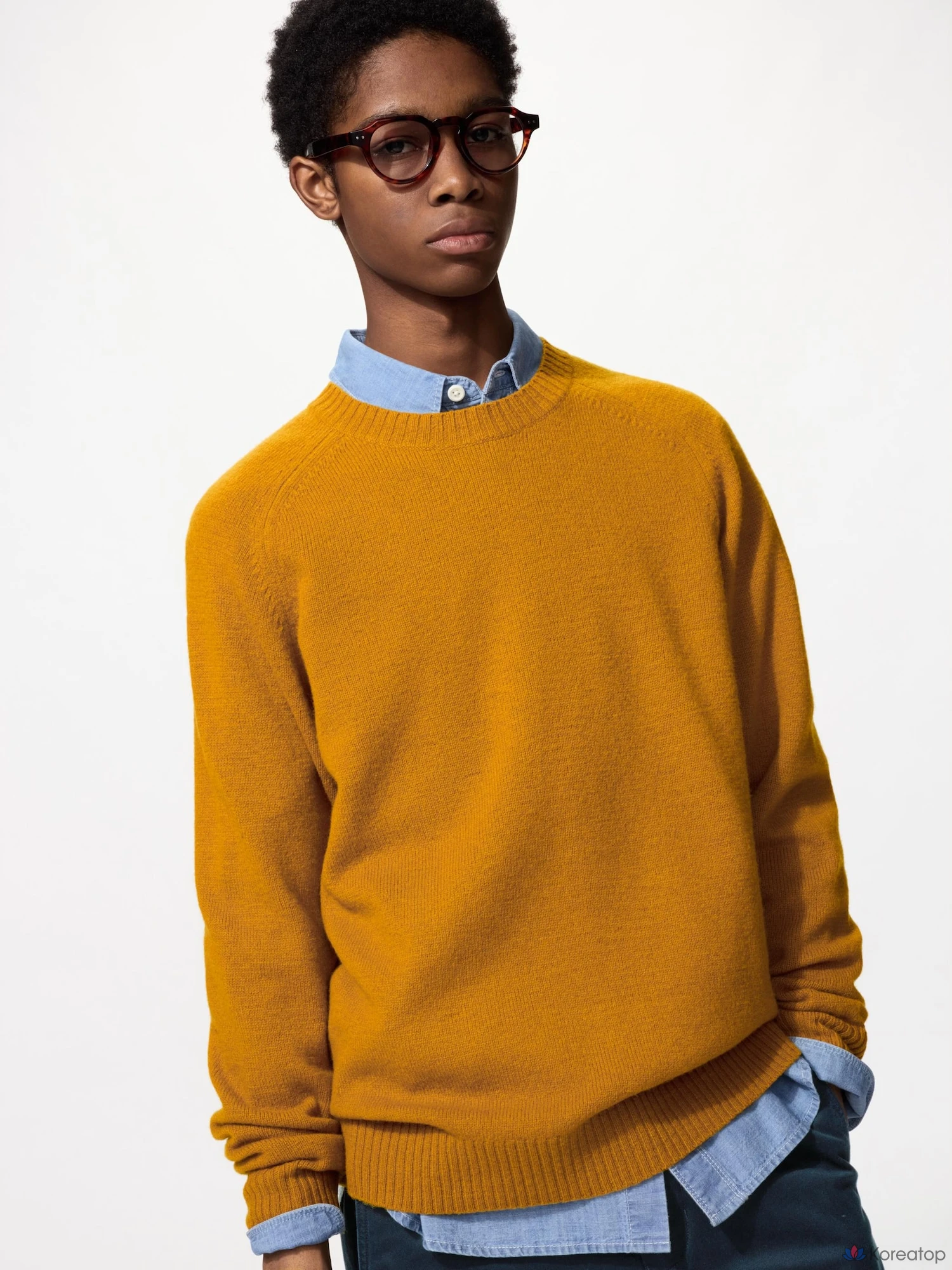 Свитер Uniqlo Lambswool Crew Neck Sweater