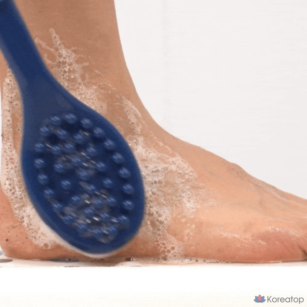 Универсальная щетка для тела Akei Derma+ Homme, темно-синяя, 1 шт., 2 шт., фото 7