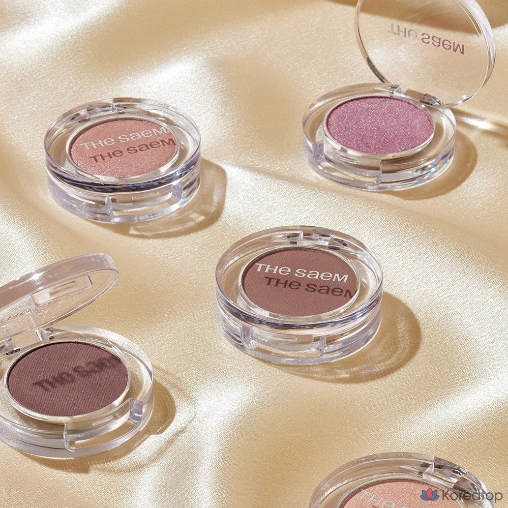 Матовые тени для век The Saem Sammul Single Shadow Matte, PP01 Four-Way Team Mauve, 1 шт., фото 4