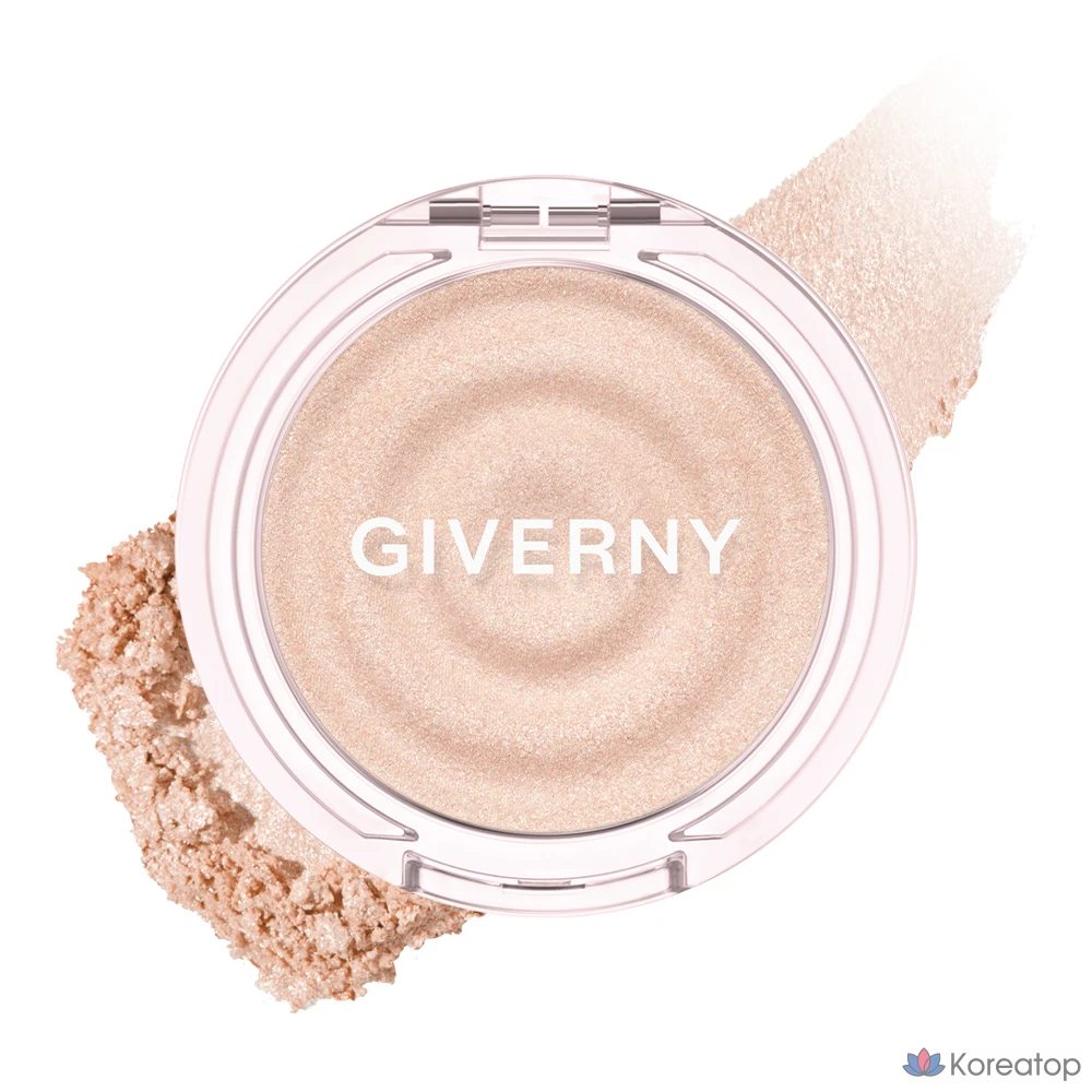 Хайлайтер Giverny Dewy Volumizing Highlighter 3 г, оттенок 02 Glassy Champagne, 1 шт.