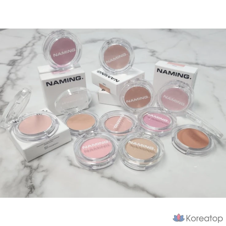 Пушистые румяна NAMING Fluffy Powder Blusher Cheek Blush, Halo, 1 шт.