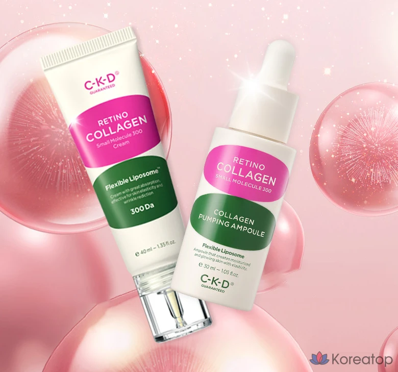 Ампула с низкомолекулярным коллагеном CKD Retino Collagen Low Molecular 300 для внутривенного введения, 30 мл, 1 шт.