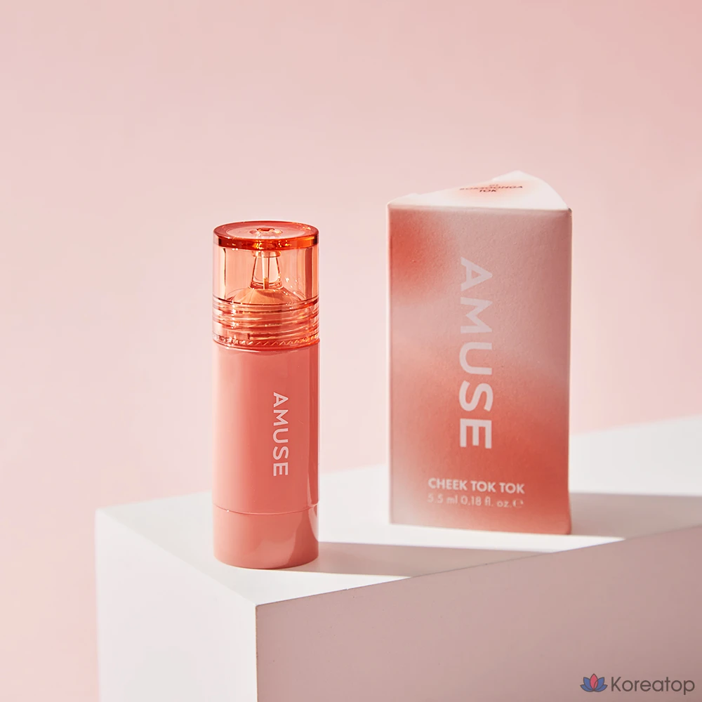AMUSE Cheek Tok Tok 5,5 мл, 01 Персиковый Ток, 1 шт., фото 2