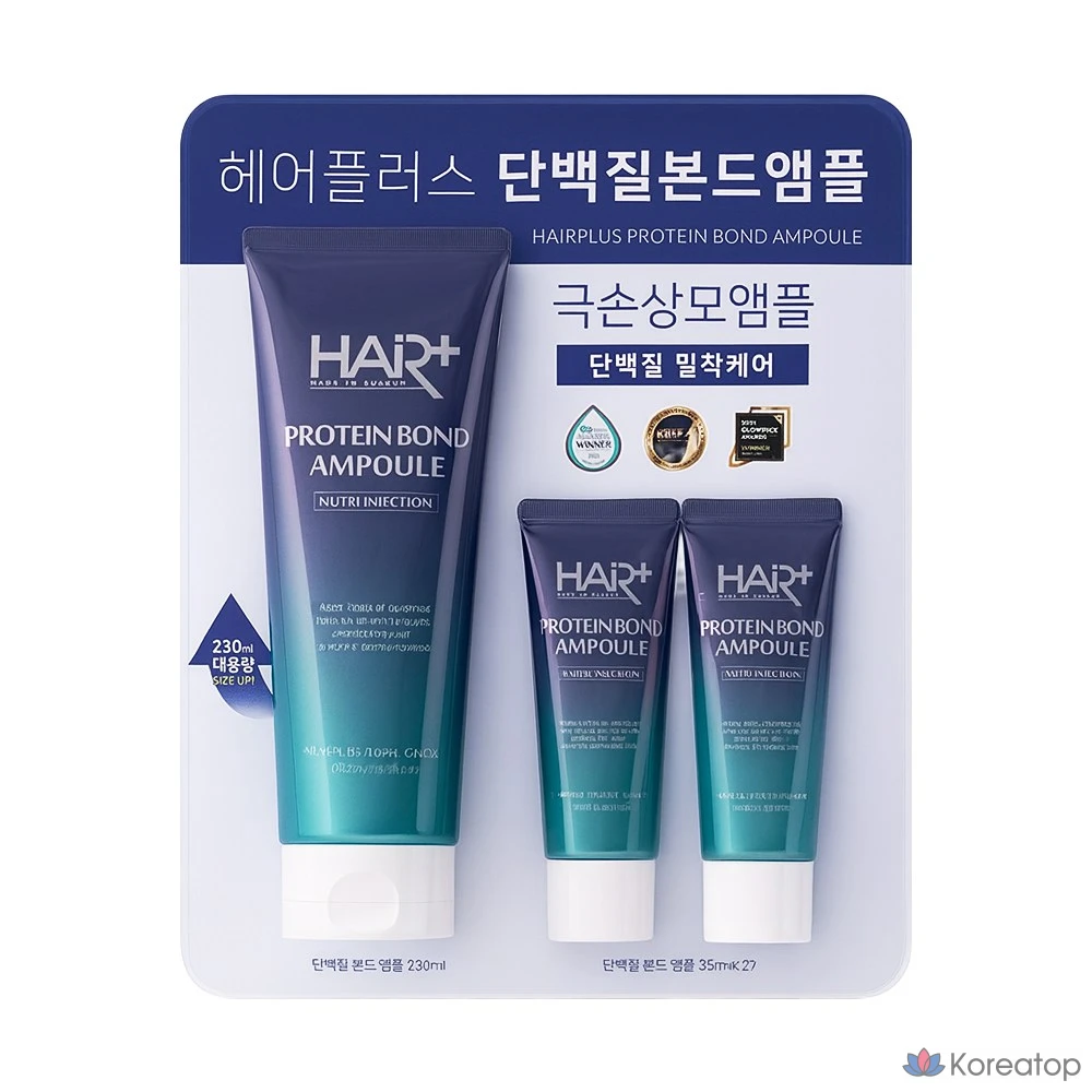 Ампула Hair Plus Protein Bond, 230 мл + 35 мл + 35 мл