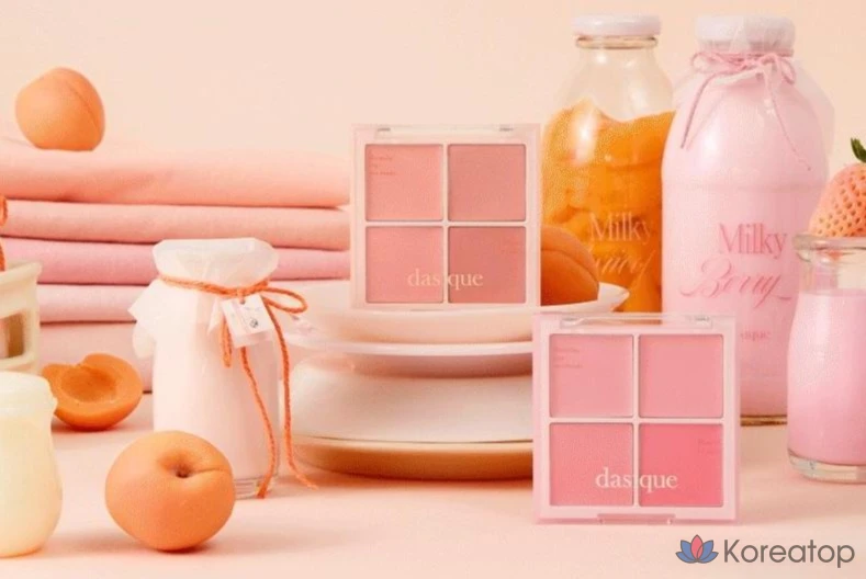 Румяна Dasique Blending Mood Cheek, 8 г, оттенок Milky Berry, 1 шт., фото 9