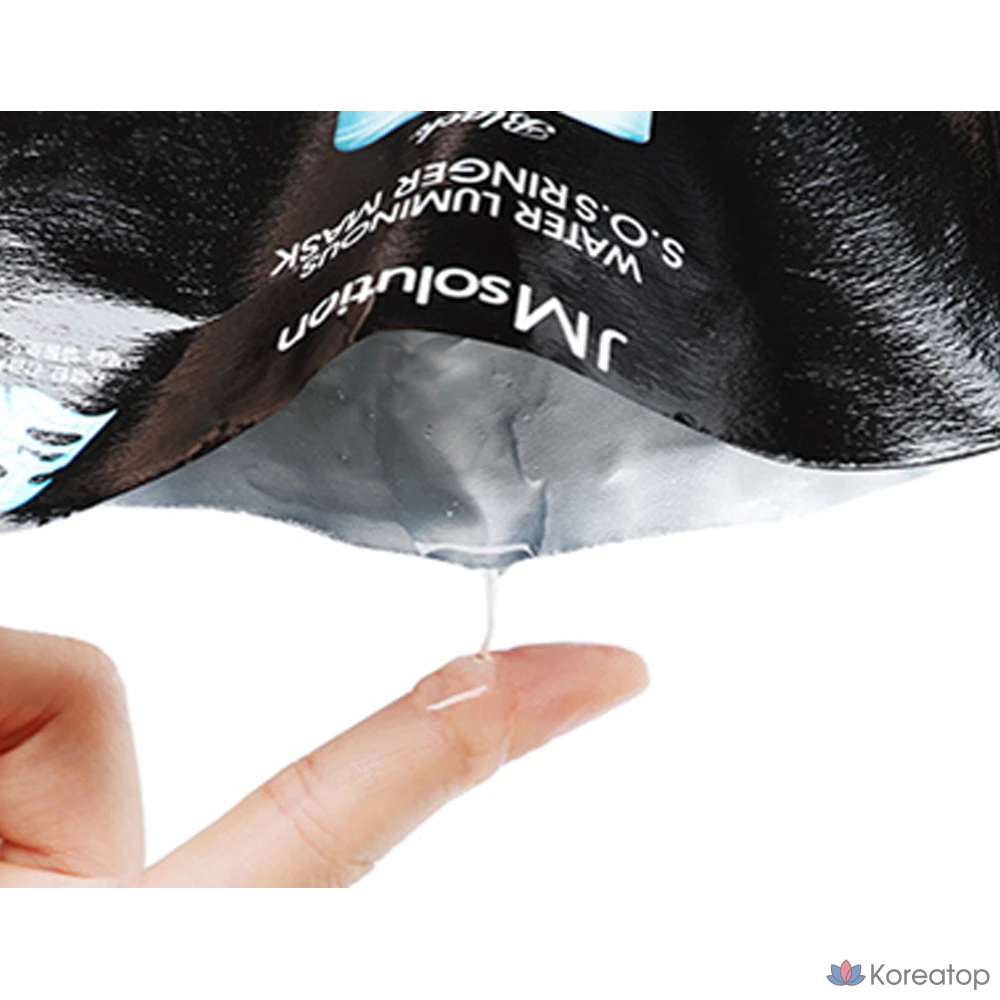 Маска-колокол JM Solution Water Glow SOS Ringer Mask, черная, 10 шт., 6 шт., фото 7