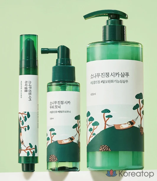 Шампунь Round Lab Pine Calming Cica, 1 шт., 400 мл