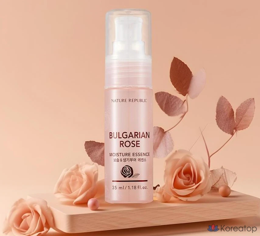 Набор средств по уходу за кожей Nature Republic с болгарской розой, 4 комплекта., фото 6