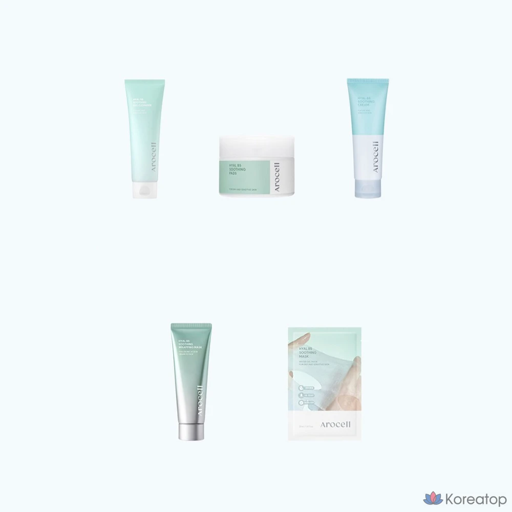 Успокаивающая маска Arocell Hyal B5, 10 штук, 2 упаковки., фото 7