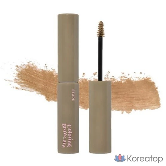 Etude House Drawing Eyes Coloring Browcara, 6 мл, 05 ASH BROWN (Пепельно-коричневый), 1 шт.