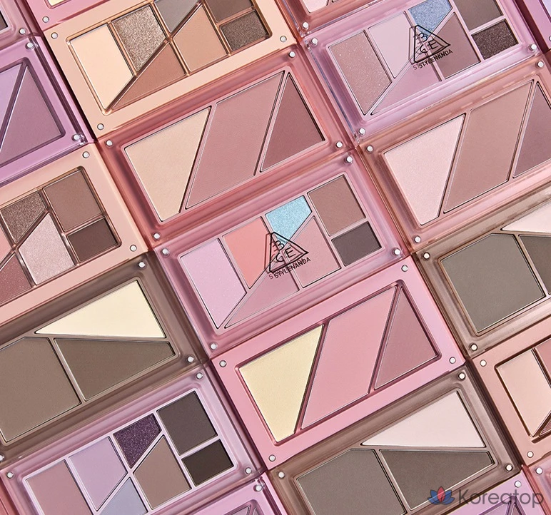 Палетка теней для век 3CE Layer It All, 1 шт., цвет «Розовая газировка»., фото 6