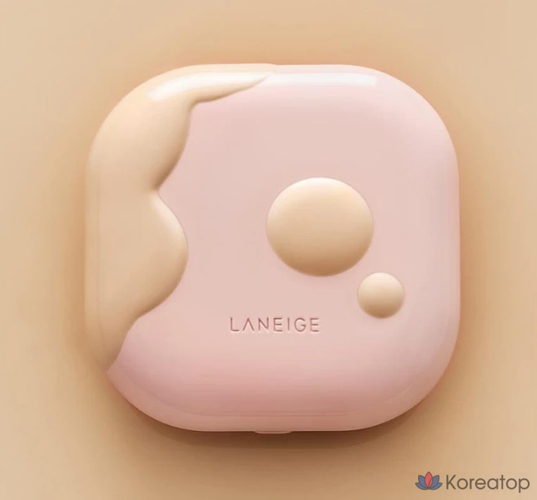 Сменный блок тонального крема Laneige Neo Glow Cushion Foundation, 15 г, оттенок 25N1 Tan, 1 шт., фото 4