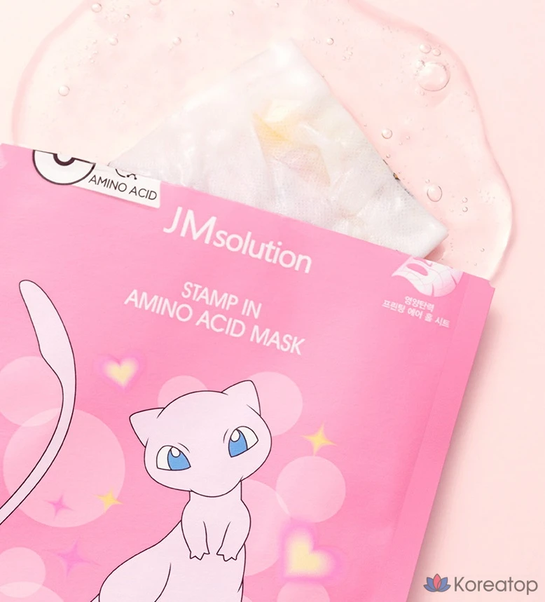 Маска для лица JM Solution Pokemon Stamp в аминокислотной упаковке, 30 мл, 10 штук, 6 штук, фото 7