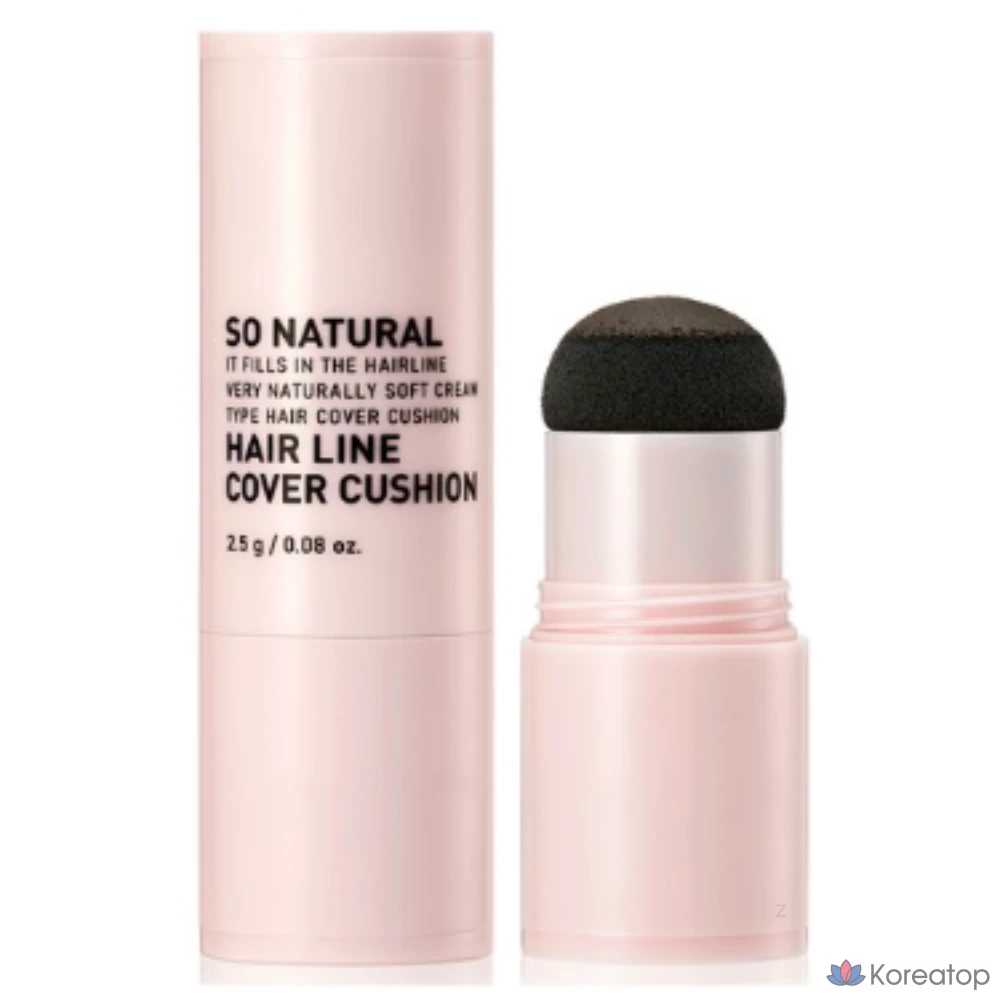 Тональный крем So Natural Hairline Cover Cushion 2,5 г, коричневый (темно-коричневый), 1 шт.