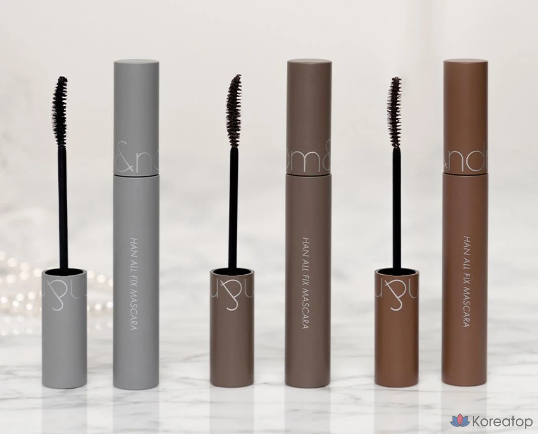 Тушь для ресниц ROM&ND Hanol Fix, 7 г, L03 Длинный орех, 1 шт., фото 6