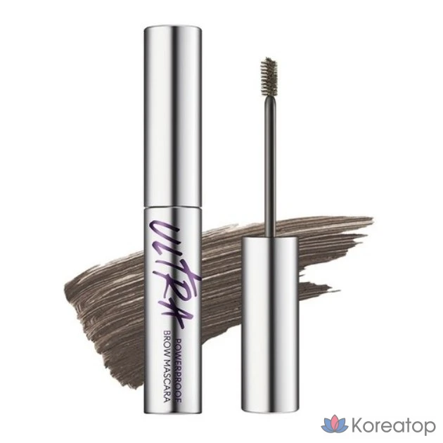 Корректор для бровей Missha Ultra Powerproof Brow Cara, 4 г, серо-коричневый (Gray Brown), 1 шт.