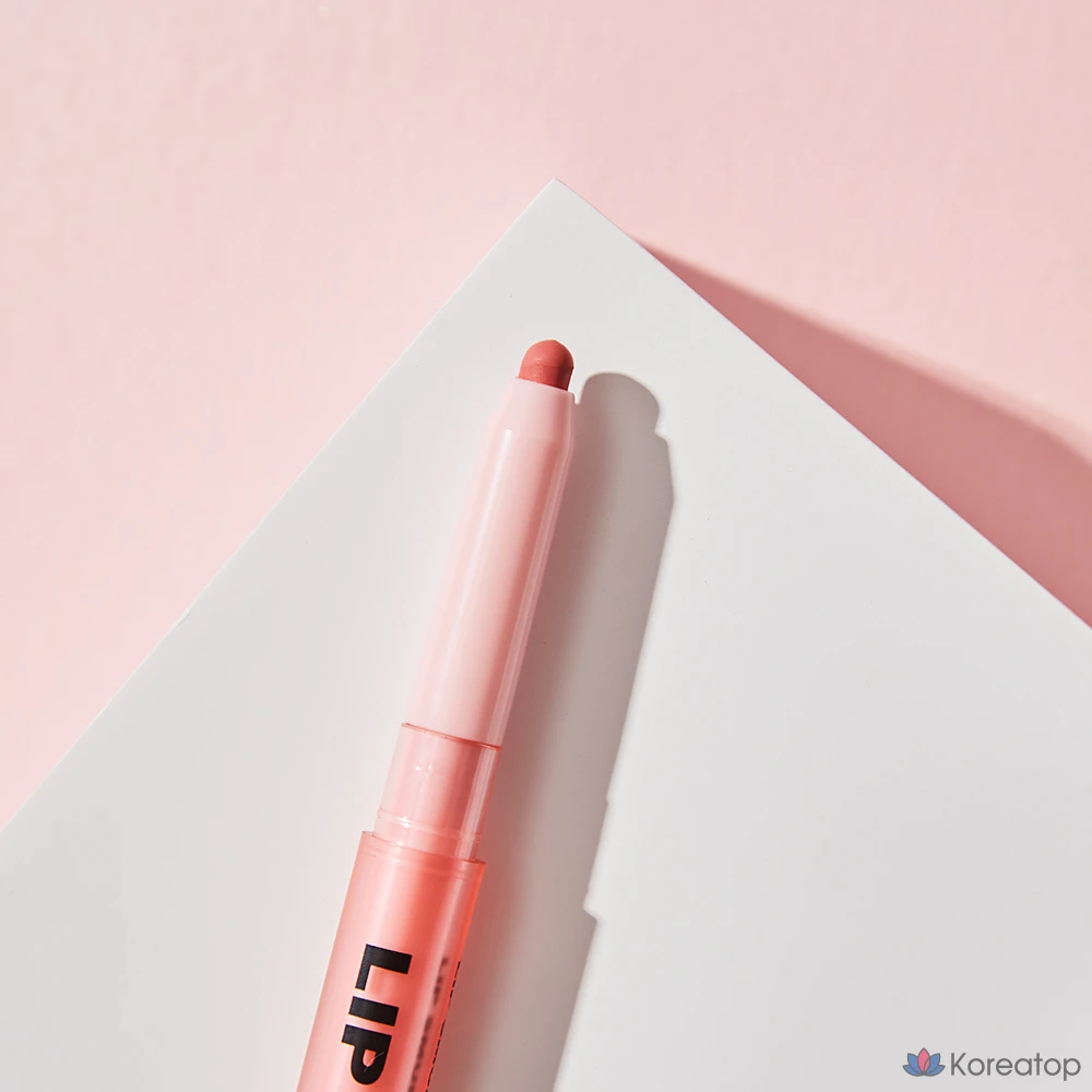 Губная помада AMUSE Lip Smudger, 1 шт., персиковый оттенок., фото 5