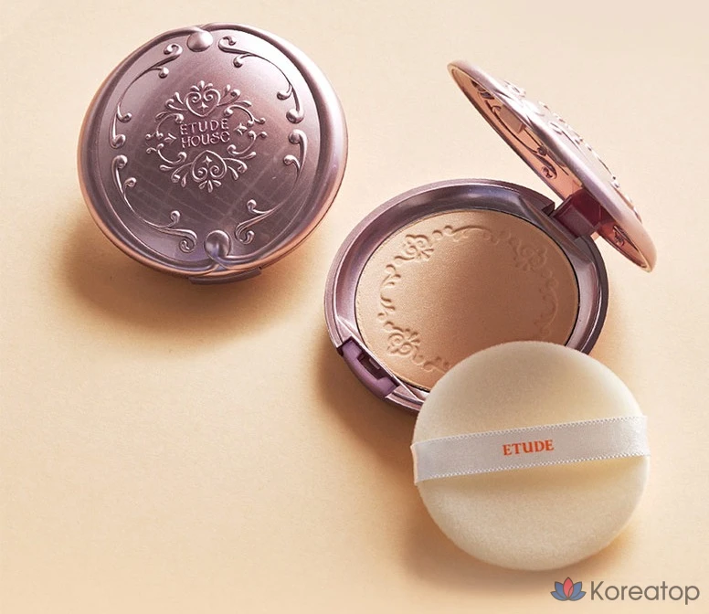 Пудра Etude House Secret Beam Powder Pact SPF36 PA+++ 15 г, оттенок W24 Honey Pearl Beige, 1 шт., фото 2